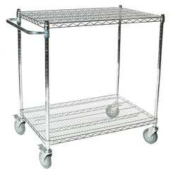 Wôzek magazynowy UPMAG  2-półkowy (46x122x100cm)